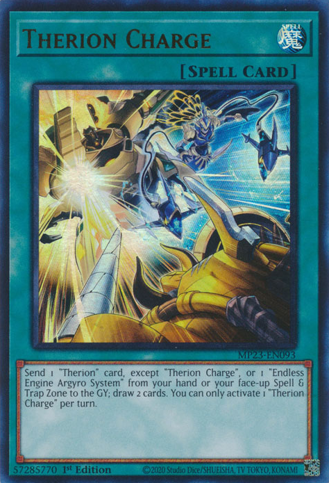 Therion Charge [MP23-EN093] Ultra Rare | Arkham Games and Comics