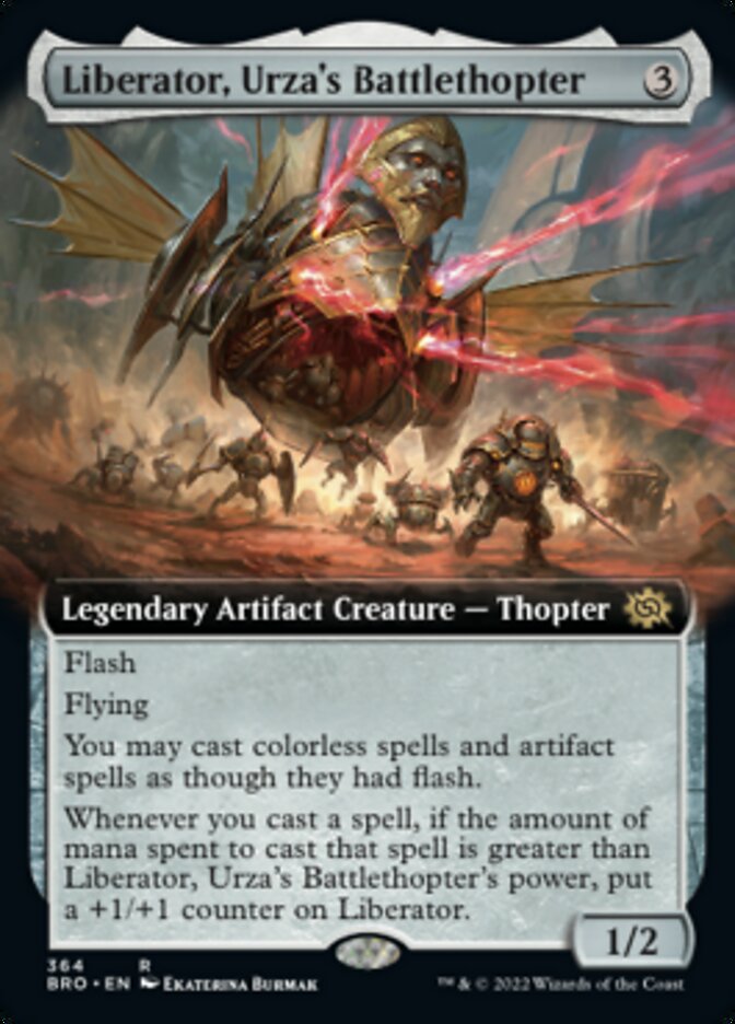 Liberator, Urza's Battlethopter (Extended Art) [The Brothers' War] | Arkham Games and Comics