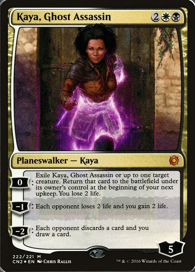 Kaya, Ghost Assassin (222/221) [Conspiracy: Take the Crown] | Arkham Games and Comics