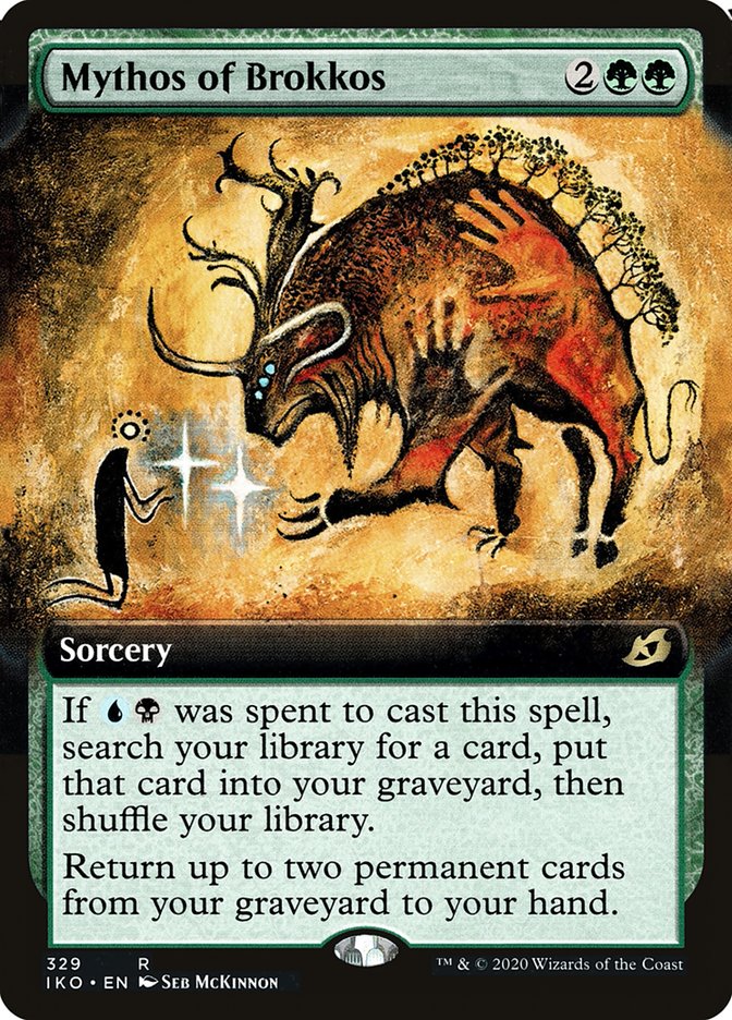 Mythos of Brokkos (Extended Art) [Ikoria: Lair of Behemoths] | Arkham Games and Comics
