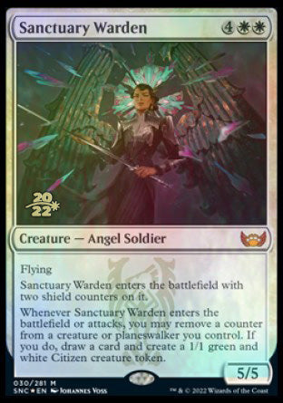 Sanctuary Warden [Streets of New Capenna Prerelease Promos] | Arkham Games and Comics