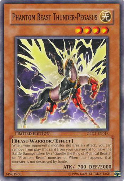 Phantom Beast Thunder-Pegasus [GLD2-EN013] Common | Arkham Games and Comics