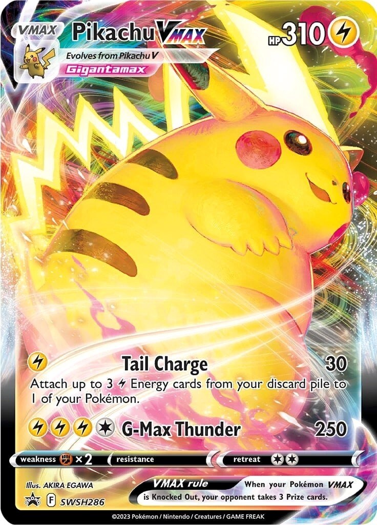 Pikachu VMAX (SWSH286) (Jumbo Card) [Sword & Shield: Black Star Promos] | Arkham Games and Comics