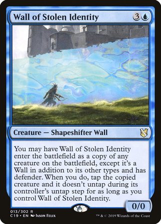 Wall of Stolen Identity [Commander 2019] | Arkham Games and Comics