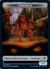 Construct (015) // Blood (017) Double-sided Token [Challenger Decks 2022 Tokens] | Arkham Games and Comics