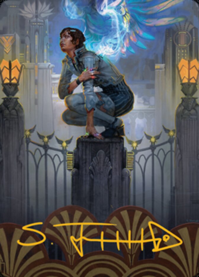 Giada, Font of Hope 2 Art Card (Gold-Stamped Signature) [Streets of New Capenna Art Series] | Arkham Games and Comics