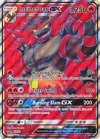 Incineroar GX (SM38) (Jumbo Card) [Sun & Moon: Black Star Promos] | Arkham Games and Comics