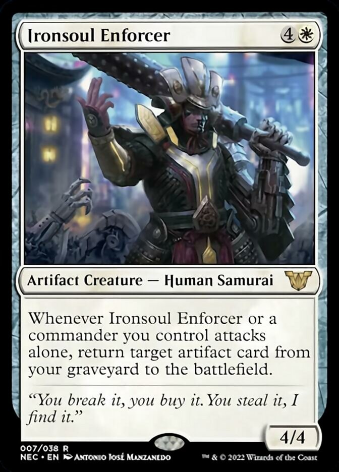 Ironsoul Enforcer [Kamigawa: Neon Dynasty Commander] | Arkham Games and Comics