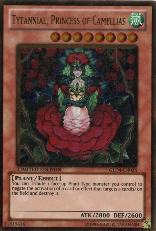 Tytannial, Princess of Camellias [GLD4-EN026] Gold Rare | Arkham Games and Comics