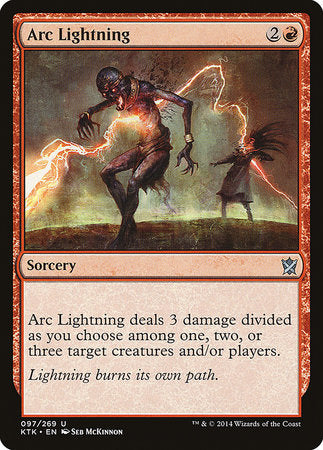 Arc Lightning [Khans of Tarkir] | Arkham Games and Comics