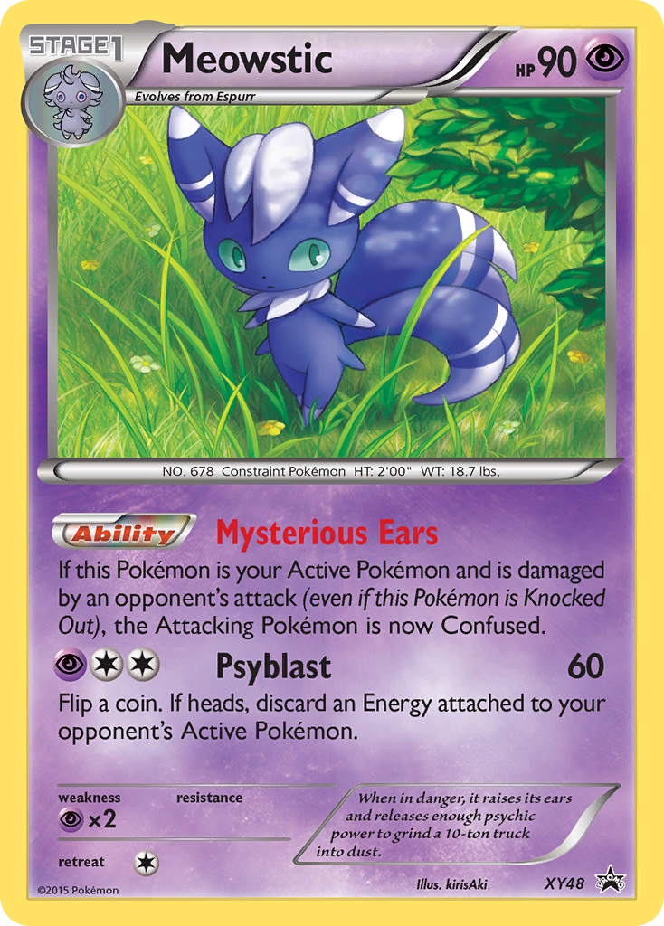 Meowstic (XY48) [XY: Black Star Promos] | Arkham Games and Comics