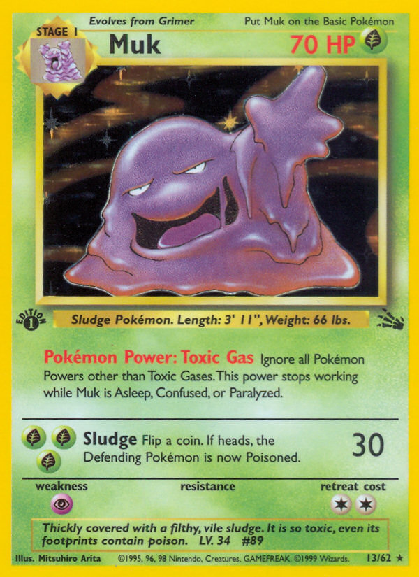 Muk (13/62) [Fossil 1st Edition] | Arkham Games and Comics