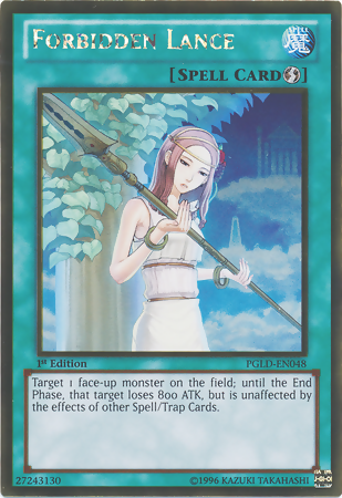 Forbidden Lance [PGLD-EN048] Gold Rare | Arkham Games and Comics