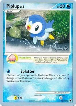 Piplup LV.8 (72/100) (Empotech - Dylan Lefavour) [World Championships 2008] | Arkham Games and Comics