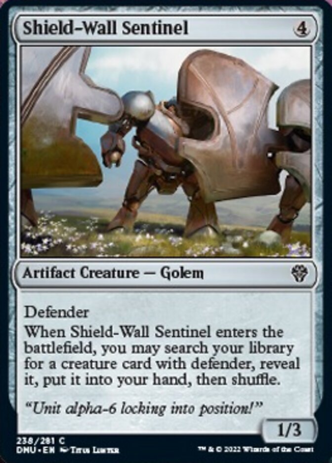 Shield-Wall Sentinel [Dominaria United] | Arkham Games and Comics