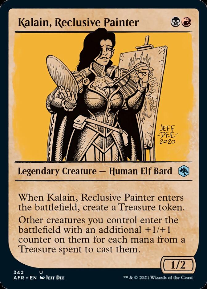 Kalain, Reclusive Painter (Showcase) [Dungeons & Dragons: Adventures in the Forgotten Realms] | Arkham Games and Comics