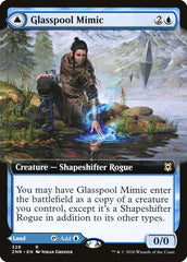 Glasspool Mimic // Glasspool Shore (Extended Art) [Zendikar Rising] | Arkham Games and Comics