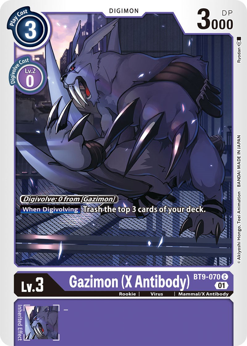 Gazimon (X Antibody) [BT9-070] [X Record] | Arkham Games and Comics