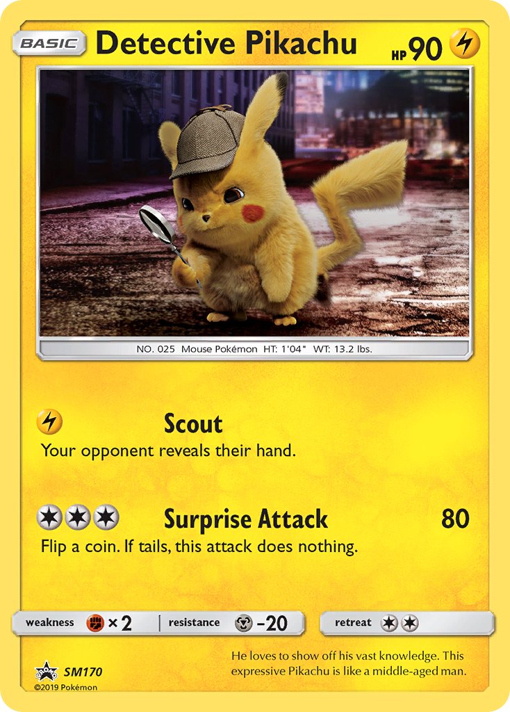 Detective Pikachu (SM170) [Sun & Moon: Black Star Promos] | Arkham Games and Comics