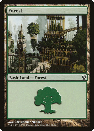 Forest (88) [Duel Decks: Izzet vs. Golgari] | Arkham Games and Comics