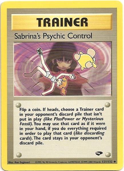Sabrina's Psychic Control (121/132) [Gym Challenge Unlimited] | Arkham Games and Comics