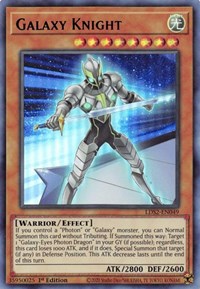 Galaxy Knight (Blue) [LDS2-EN049] Ultra Rare | Arkham Games and Comics