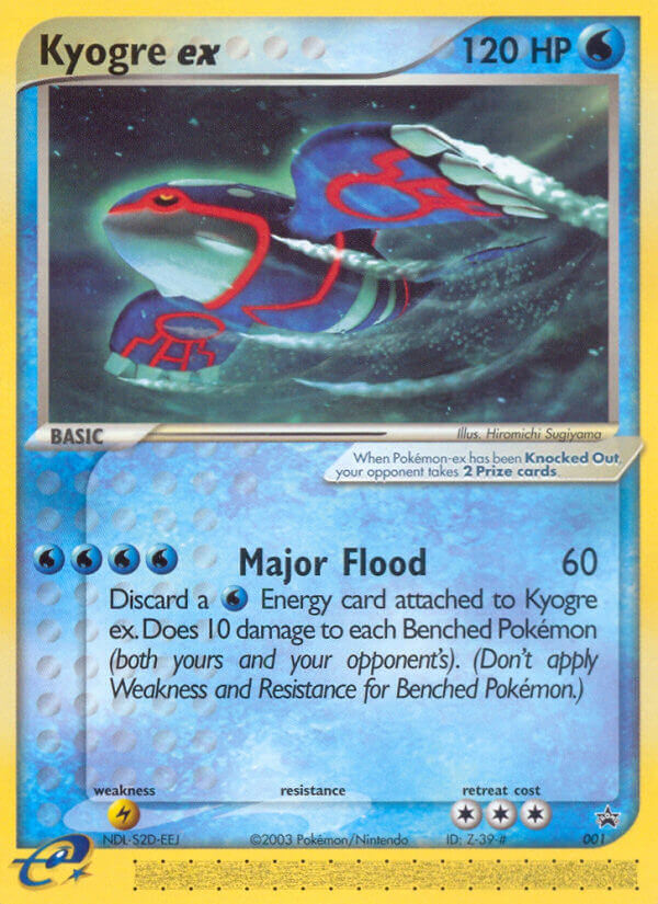 Kyogre ex (001) [Nintendo: Black Star Promos] | Arkham Games and Comics