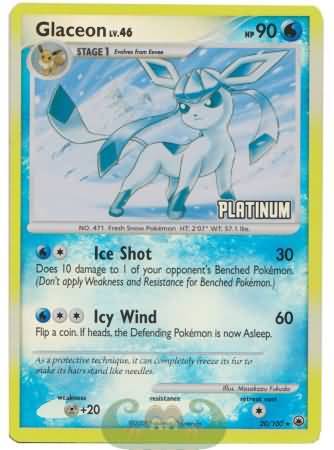 Glaceon (20/100) [Burger King Promos: 2009 Collection] | Arkham Games and Comics