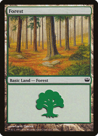 Forest (45) [Duel Decks: Knights vs. Dragons] | Arkham Games and Comics