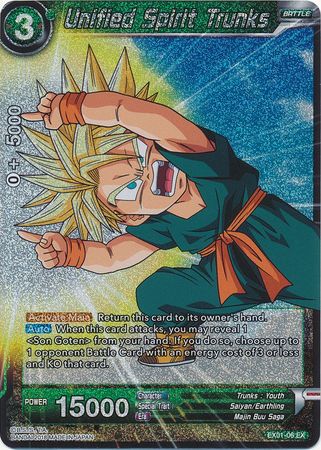 Unified Spirit Trunks (Foil) (EX01-06) [Mighty Heroes] | Arkham Games and Comics