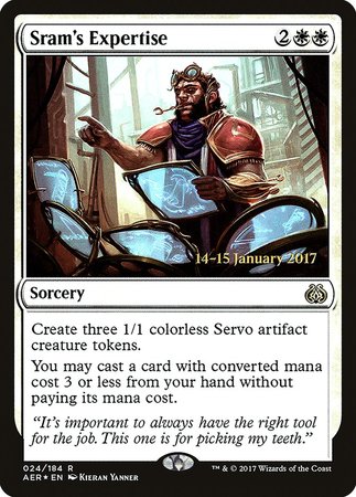 Sram's Expertise [Aether Revolt Promos] | Arkham Games and Comics