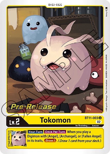 Tokomon [BT11-003] [Dimensional Phase Pre-Release Promos] | Arkham Games and Comics