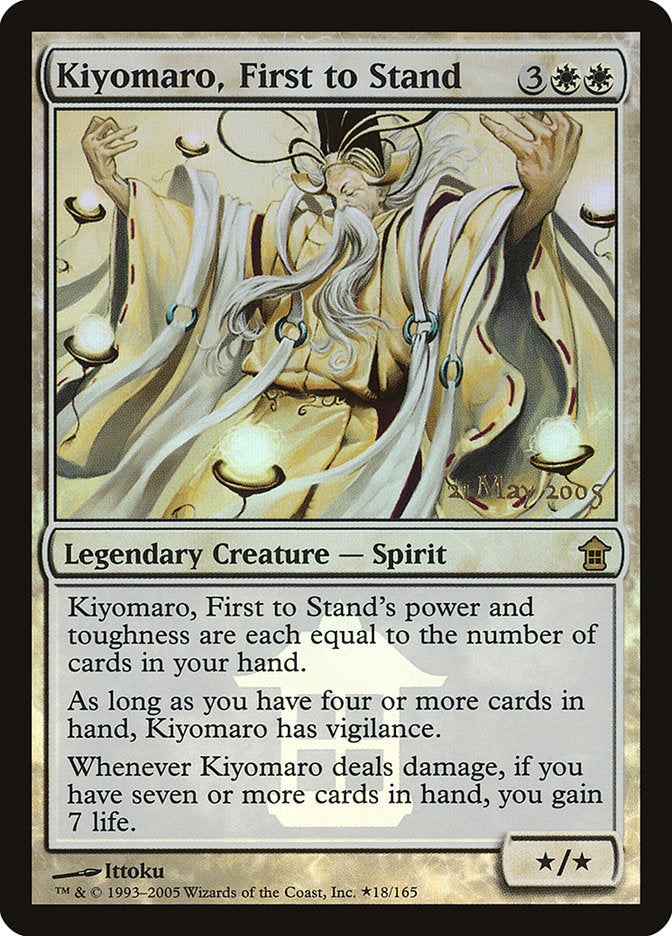 Kiyomaro, First to Stand [Saviors of Kamigawa Promos] | Arkham Games and Comics