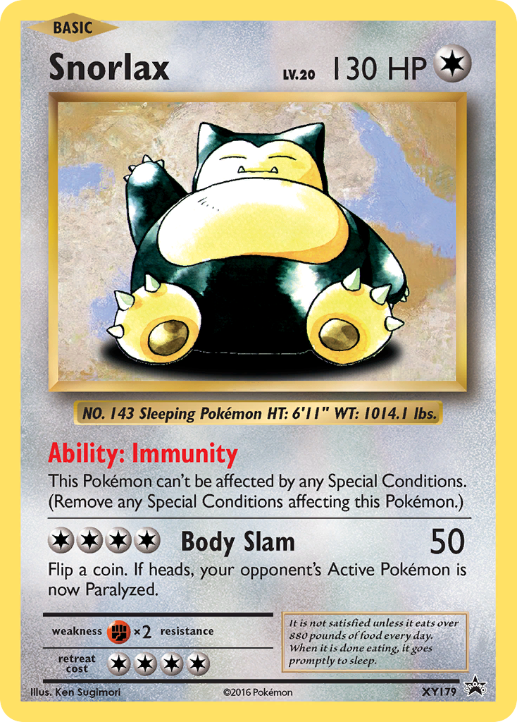 Snorlax (XY179) [XY: Black Star Promos] | Arkham Games and Comics