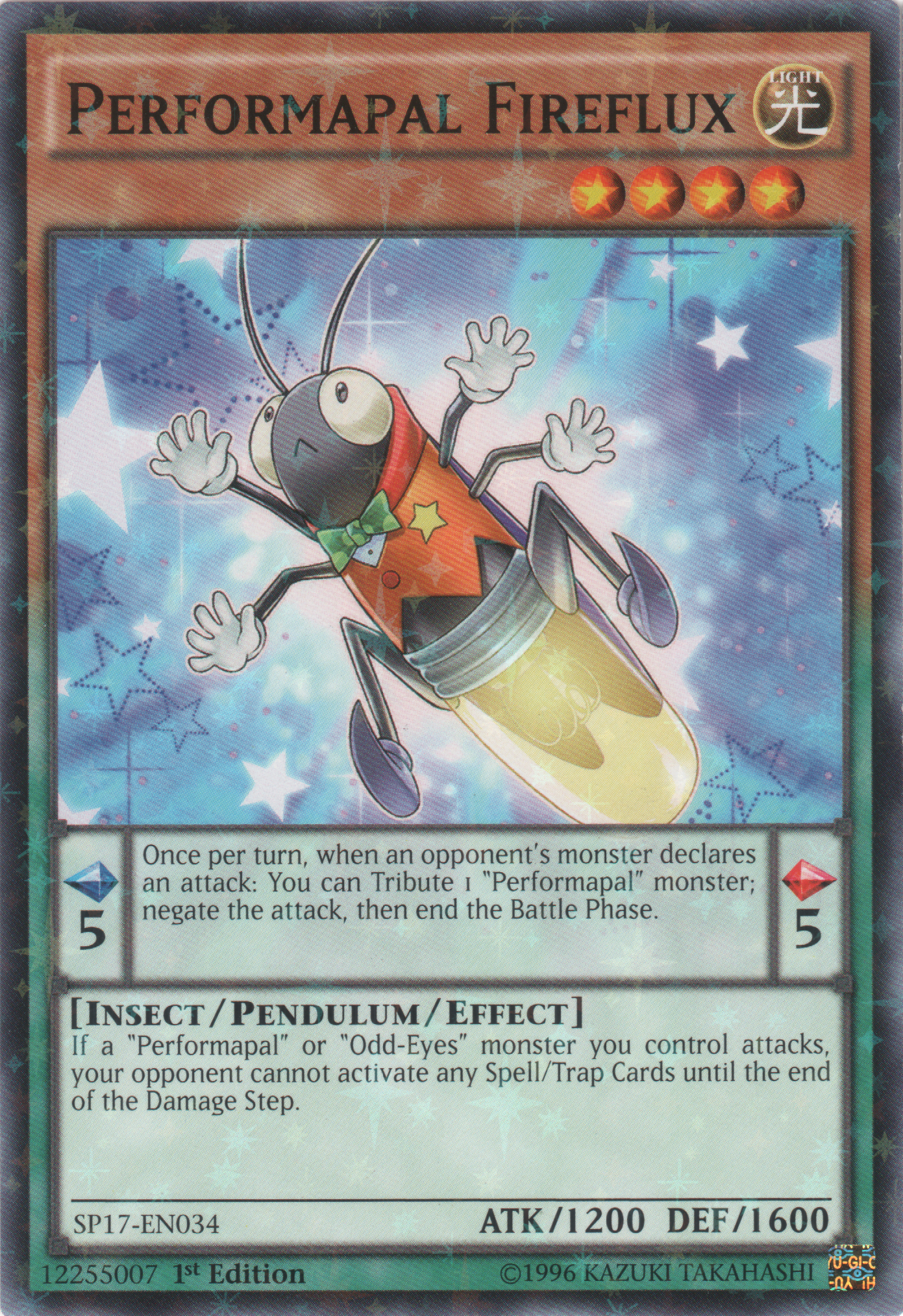 Performapal Fireflux [SP17-EN034] Starfoil Rare | Arkham Games and Comics