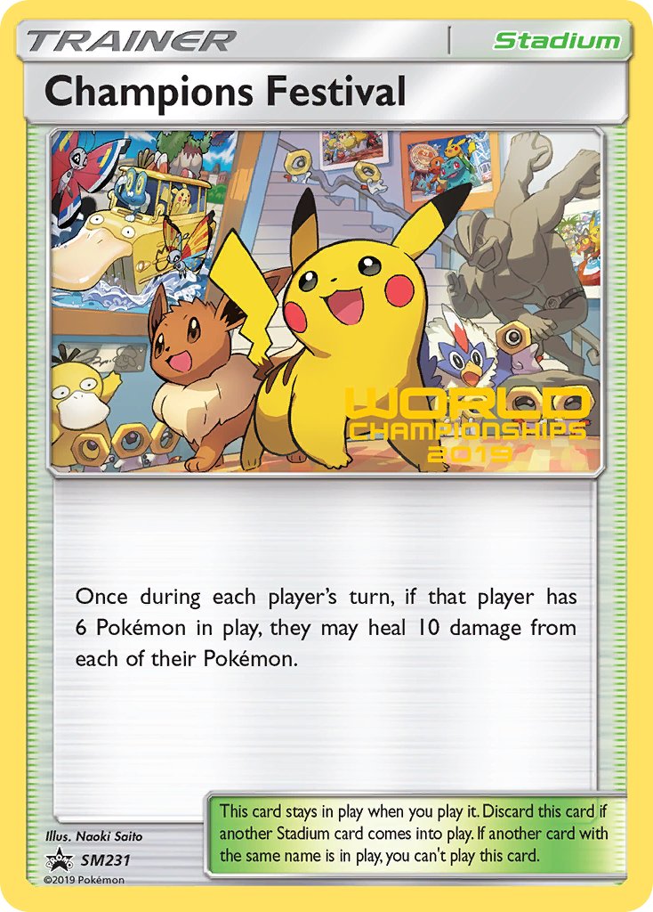 Champions Festival (SM231) (Quarter Finalist 2019) [Sun & Moon: Black Star Promos] | Arkham Games and Comics