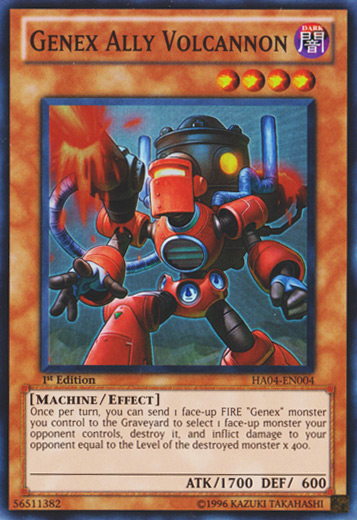 Genex Ally Volcannon [HA04-EN004] Super Rare | Arkham Games and Comics