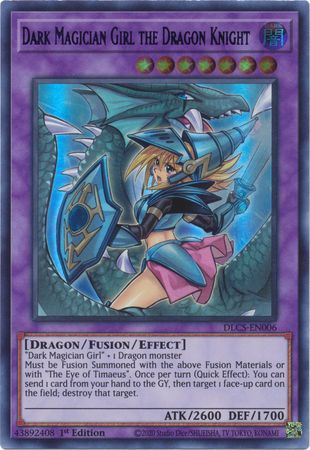 Dark Magician Girl the Dragon Knight (Alternate Art) [DLCS-EN006] Ultra Rare | Arkham Games and Comics