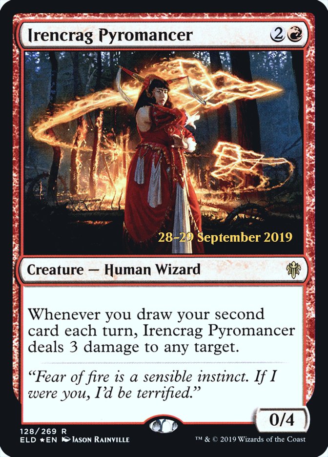 Irencrag Pyromancer  [Throne of Eldraine Prerelease Promos] | Arkham Games and Comics