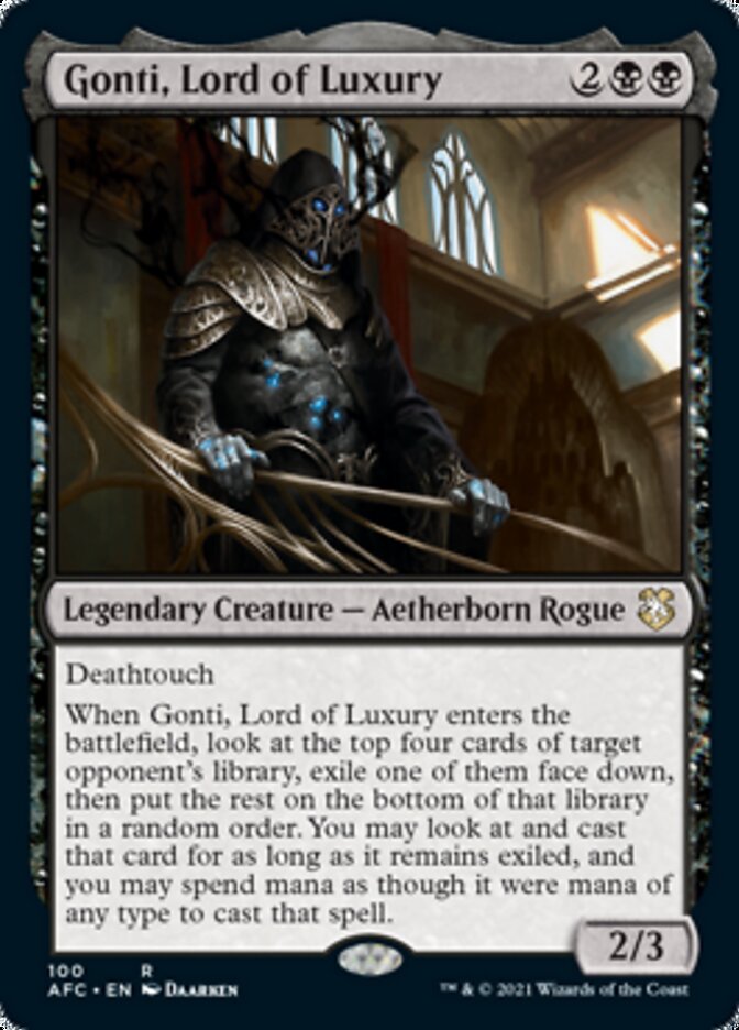 Gonti, Lord of Luxury [Dungeons & Dragons: Adventures in the Forgotten Realms Commander] | Arkham Games and Comics