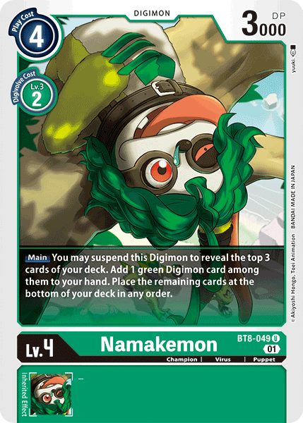 Namakemon [BT8-049] [New Awakening] | Arkham Games and Comics