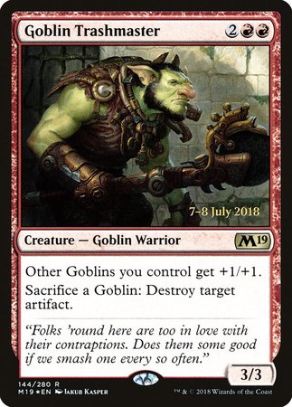 Goblin Trashmaster [Core Set 2019 Promos] | Arkham Games and Comics