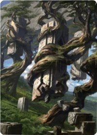 Forest 2 Art Card [Zendikar Rising Art Series] | Arkham Games and Comics