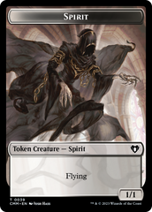 Spirit (0039) // Bird Illusion Double-Sided Token [Commander Masters Tokens] | Arkham Games and Comics