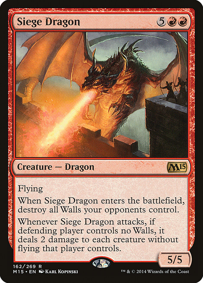 Siege Dragon [Magic 2015] | Arkham Games and Comics
