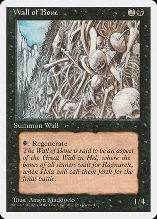 Wall of Bone [Fourth Edition] | Arkham Games and Comics