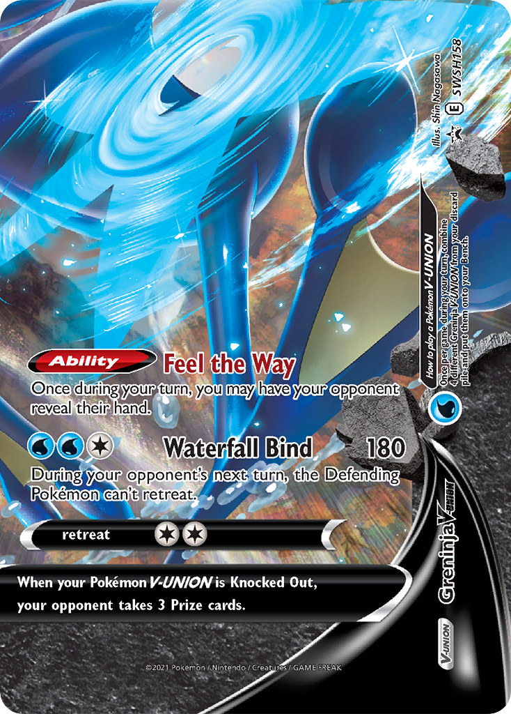 Greninja V-Union (SWSH158) [Sword & Shield: Black Star Promos] | Arkham Games and Comics
