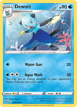 Dewott (034/185) [Sword & Shield: Vivid Voltage] | Arkham Games and Comics