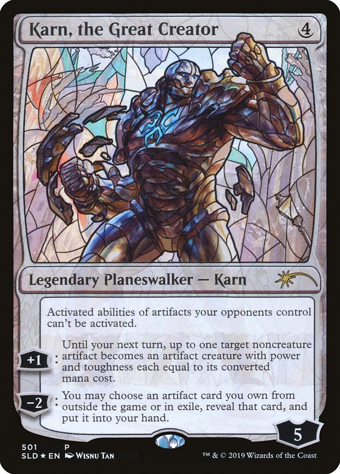 Karn, the Great Creator (Stained Glass) [Secret Lair Drop Promos] | Arkham Games and Comics