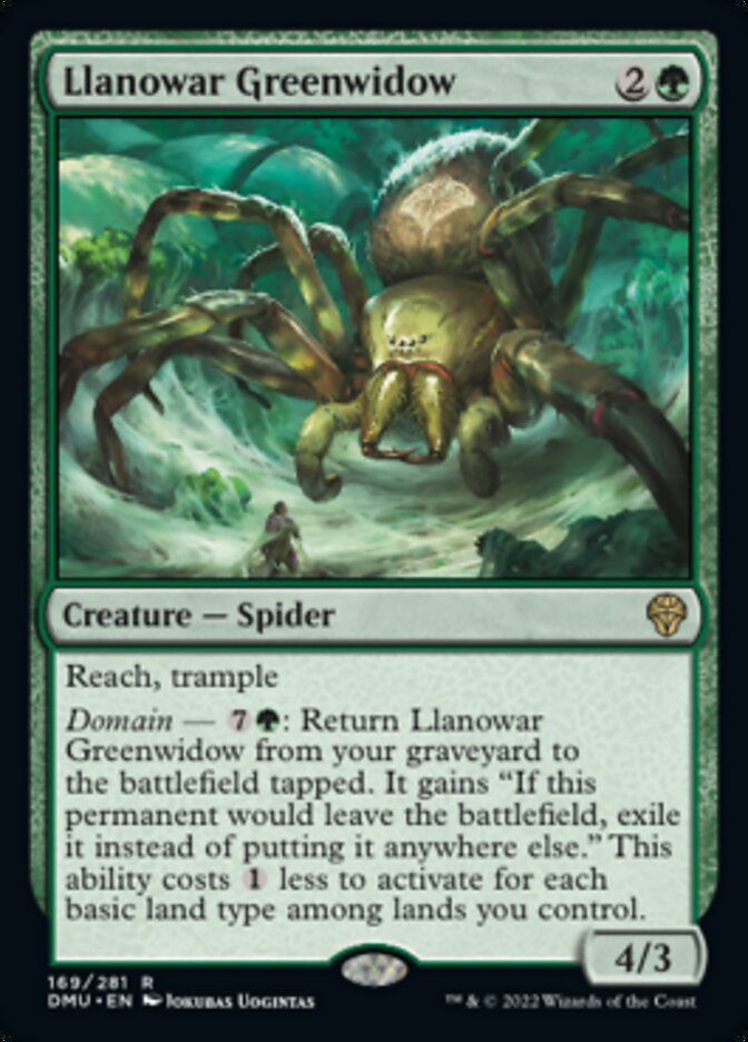 Llanowar Greenwidow [Dominaria United] | Arkham Games and Comics